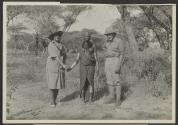 Kissimani (the Well) Carl and Mary Akeley with native belle, African Safari