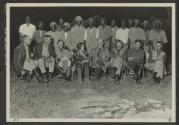 George Eastman and companions at night, African Safari
