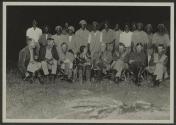 George Eastman and companions at night, African Safari