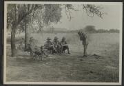 Osa Johnson photographing George Eastman, African Safari
