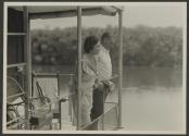 Osa Johnson and Albert Kaiser on the Dal, African Safari