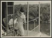 Albert Kaiser and Osa Johnson on the Dal, African Safari