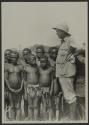 Martin Johnson and native tribespeople, African Safari