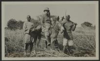 George Eastman on donkey, African Safari