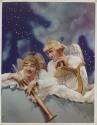 [Green, Ruzzi, and Nickolas Muray Christmas card photo]