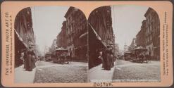 Boston, Washington Street, Old South Church in distance