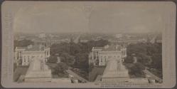 The White House, U.S. Treasury, Pennsylvania Avenue and Capitol, Washington, D.C.