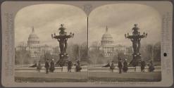Bartholdi Fountain and U. S. Capitol, Washington, D. C.