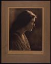 [Woman in profile]