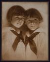 [Two children]