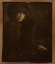 [Portrait of a woman in fur coat]