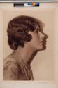 [Woman in profile]