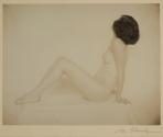 [Seated nude woman]