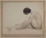 [Seated nude woman]