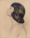 [Woman in profile]