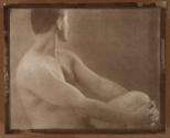 [Seated nude man]