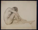 [Seated male nude]