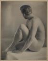[Seated nude man]
