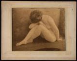 [Seated nude woman]