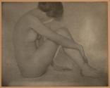 [Seated female nude]