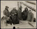 [Elias Goldensky and others on boat]