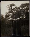 [Elias Goldensky displaying his fish]