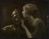 [Woman with sculpture]