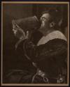[Man drinking a tankard]