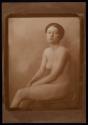 [Seated nude woman]
