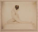 [Nude woman study]