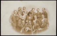 [Group portrait including Elias Goldensky]