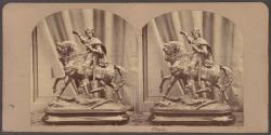 Clovis, From a Finely Executed Equestrian Statue in Bronze