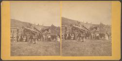 [Crowd at train accident]
