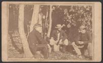 Lieutenant Cushing, Lieutenant Hill, and J. C. Babcock