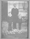 Belgique Prince Albert et fils/Cliche C.Chusseau-Flaviens