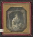 [John Plumbe Jr.'s daguerreotype of a woman]