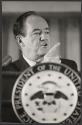 [Vice President Hubert Humphrey pointing finger while delivering campaign speech, Pennsylvania]
