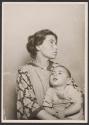 [Mother with sick child, East Side, New York City]