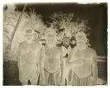 Mrs. Martin Johnson with natives from interior of Malaita
