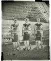 Three soldiers at Tulagi