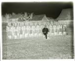 Police Commissioner Bell and his soldiers at Tulagi