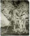 Mr. Johnson, natives, motion-picture camera, Port Sandwich, Malekula