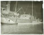 Jack London's old Snark after having been sunk four months in harbor at Vila New Hebrides