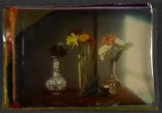 [Still life (three vases with flowers)]