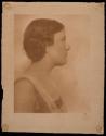 [Woman in profile]