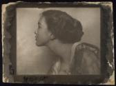 [Woman in profile]