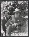 [Nickolas Muray and Claude Monet, Giverny, France]