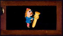 [Man Playing Horn - animated]