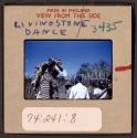 [Person in traditional clothing and mask, Livingstone, Zambia (travel slide)]
