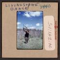 [Person in traditional clothing and mask, Livingstone, Zambia (travel slide)]